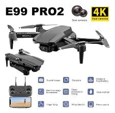 Drone E99 Pro avec 4K HD caméra - Noir